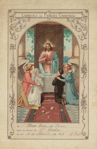 Recuerdo de la Primera Comunión de Plinio