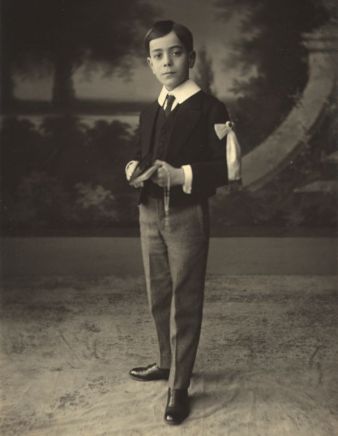 Plinio en el día de su Primera Comunión