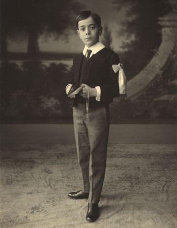 Plinio en el día de su Primera Comunión