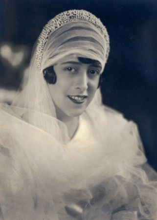 Reosée en el día de su matrimonio