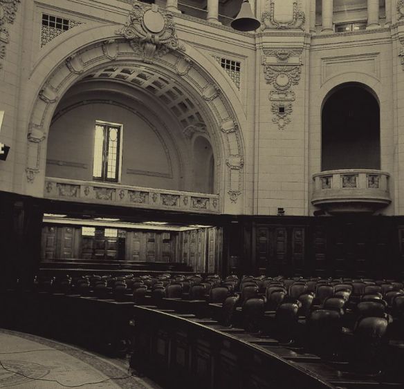 Sala de la Asamblea Federal en Río de Janeiro