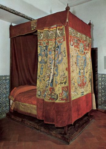 Cama donde murió Felipe II