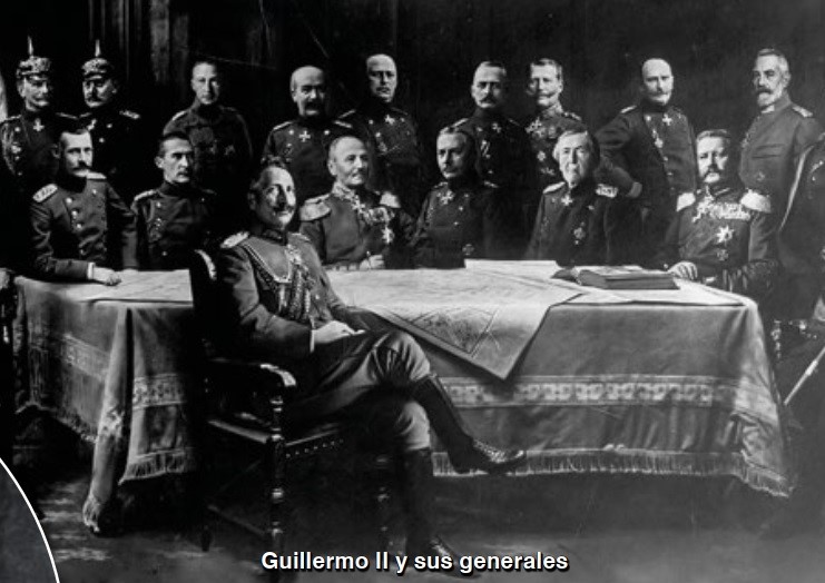 Guillermo II y sus generales