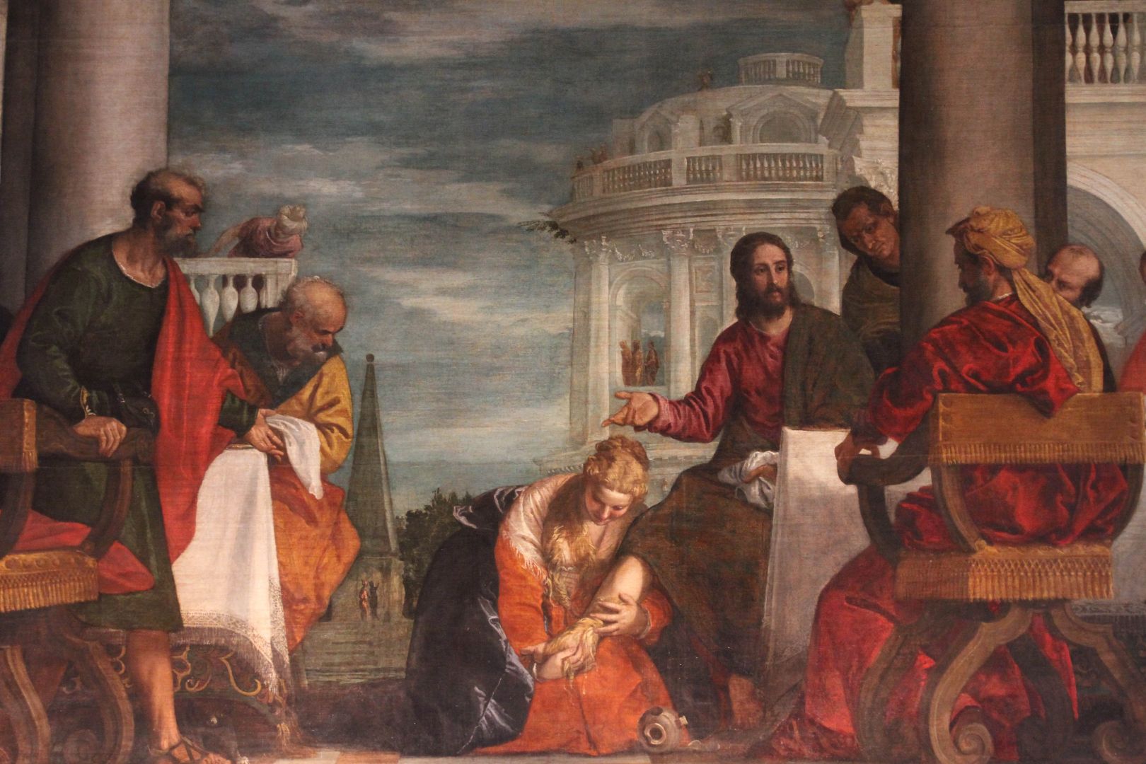 Jesús comiendo en casa de Simón el fariseo (Detalle) - Paolo V