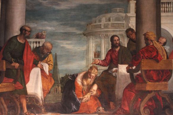 Jesús comiendo en casa de Simón el fariseo (Detalle) - Paolo V